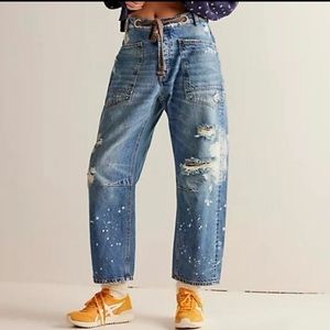 Free People Moxie Barrel Jeans